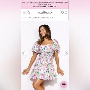 Hello Molly Floral Mini Dress!